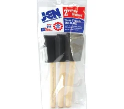 Foam Sponge Brush Set – Disposable Craft Paint Brushes 3 Piece