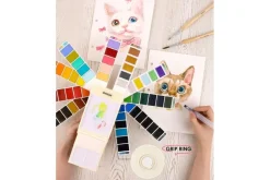 Foldable Watercolor Set Of 56