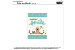 Folksy Petal Border Die