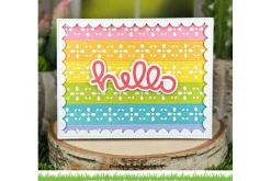 Folksy Petal Border Die