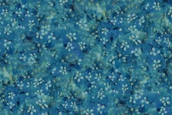 Forest Whisper Daisies in Bloom on Blue