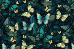 Forest Whisper Tonal Floral Blue