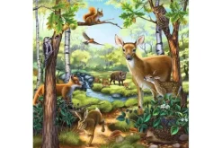 Forest, Zoo, Domestic Animals – 49 XL Piece 3 Puzzle Set