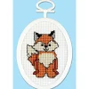 Fox 2.25-inch x 2.75-inch Mini Cross Stitch Kit #1498