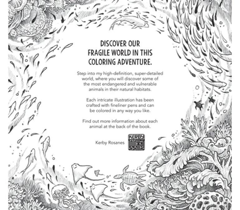 Fragile World Coloring Book