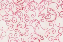 French Rose Batiks Circles in Carnation Pink