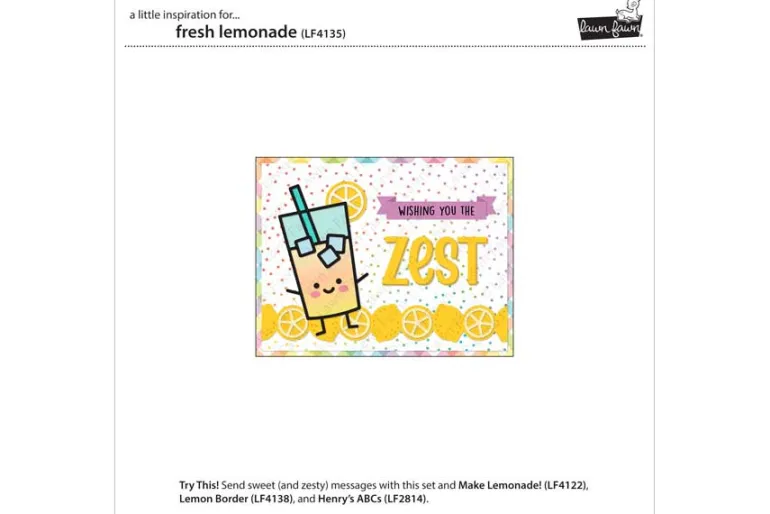 Fresh Lemonade Die Set