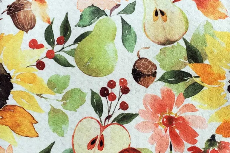 Fresh Picked Strawberry Tea Towel
