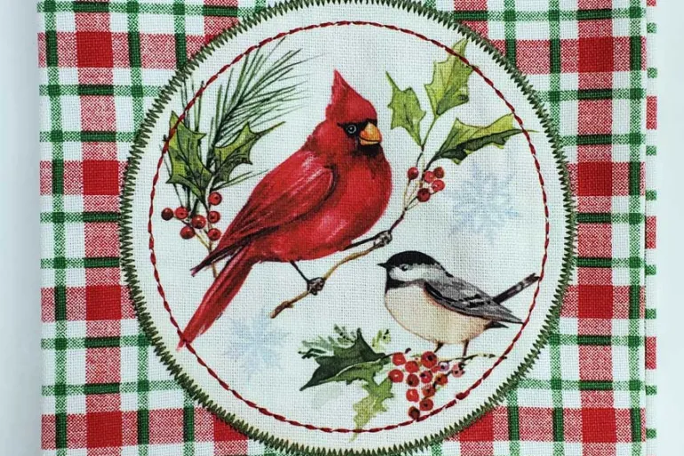 Fresh Picked Strawberry Tea Towel