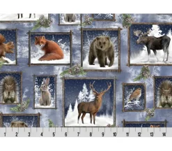 Frosty Frames Digital Cuddle in Multicolor