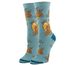 Fuzzy Mushroom Socks –  Womens