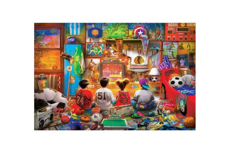 Game Day Hangout – 5000 Piece Puzzle