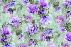 Garden Delight Bubble Texture Aqua