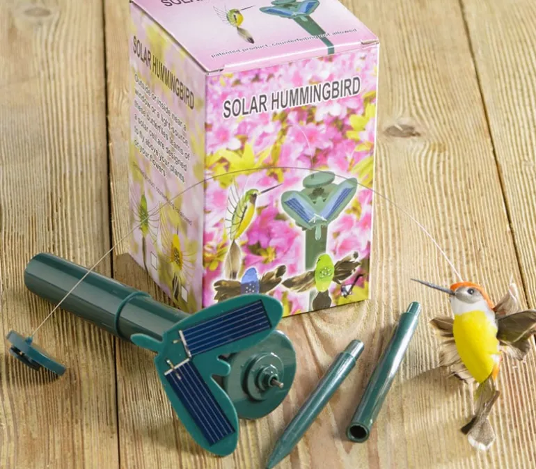 Garden Solar Hummingbird – Color Shipped is Randomly Picked