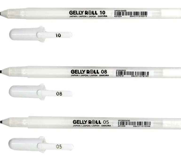 Gelly Roll Classic White – 3 Piece