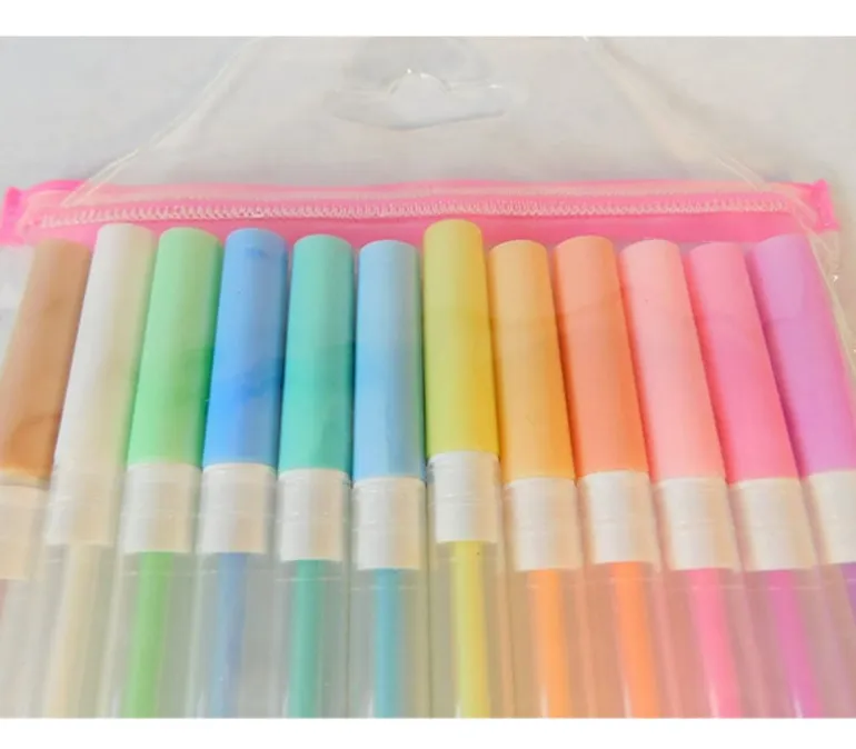 Gel Pen Set – Pastel Colors – 12 Piece