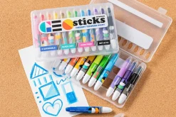 Geo Sticks Vibrant Tempera Paint Set