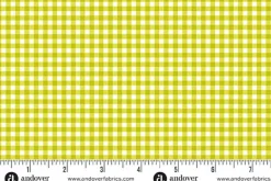 Ghostly Garden Bitty Gingham Orange and White