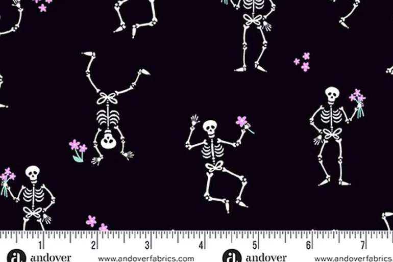 Ghostly Garden Bitty Gingham Green and White