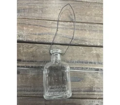 Glass Bottle with Wire Hanger