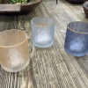 Glass Candle Holder – Blue