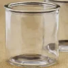 Glass Candle Holder – 4-inch tall x 4-inch diameter
