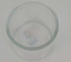 Glass Candle Holder – 4-inch tall x 4-inch diameter