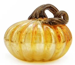 Glass Pumpkin – Orange – 5-inch