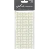Glitter Alphabet Sticker Sheet – 2″ – Silver