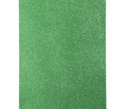 Glitter Craft Foam Sheet Green – 2mm 9-inches by 12-inches