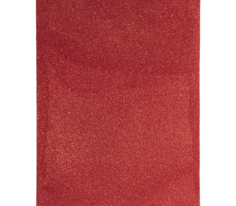Glitter Craft Foam Sheet Red – 2mm 9-inches by 12-inches