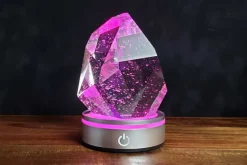 5″ Glowing Crystal Lamp with Touch Control