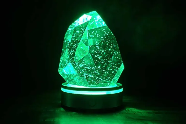 5″ Glowing Crystal Lamp with Touch Control