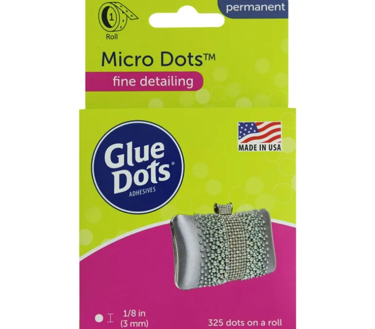 Glue Dots – Micro – Permanent – 1/8-inch – 325 Piece
