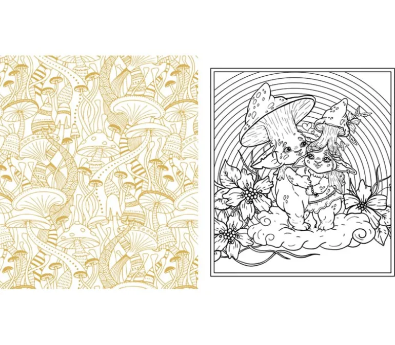 Goblincore Coloring Book