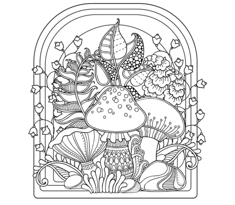 Goblincore Coloring Book