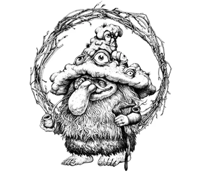 Goblincore Coloring Book