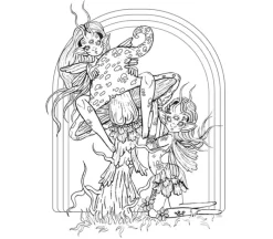 Goblincore Coloring Book