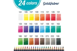 Goldfaber Color Pencils – 12ct Basic Colors Set