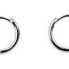 Gold Huggie Hoop Earrings, 14mm, 8 Pieces