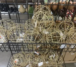 Gold Metal Wire Ball – Large