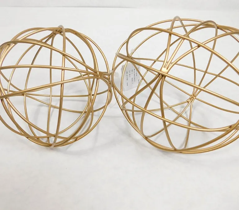 Gold Metal Wire Ball – Large