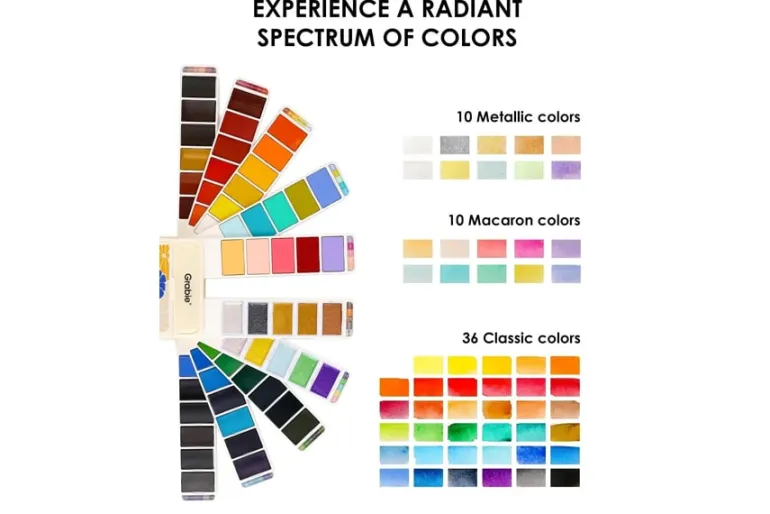 Grabie Watercolor Coloring Book – Landscapes