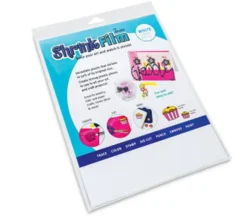 Grafix Shrink Film  – White – 8-1/2-inch x 11-inch – 6 Piece
