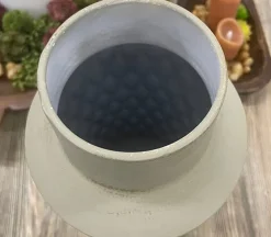 Gray Metal Vase