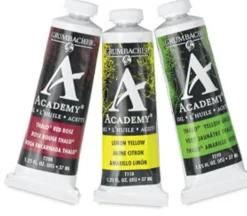 Grumbacher Academy Oil Paint – 37ml Artist-Grade Tube (view colors)