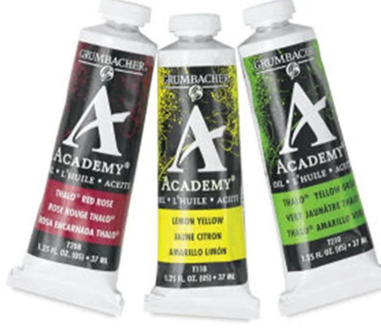 Grumbacher Academy Oil Paint – 37ml Artist-Grade Tube (view colors)