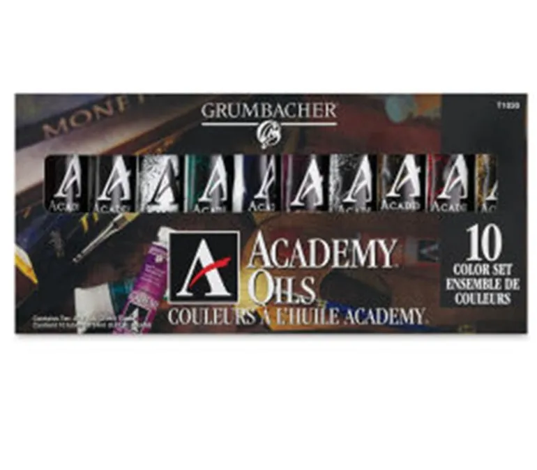 Grumbacher Academy Oil Set – 10 Piece