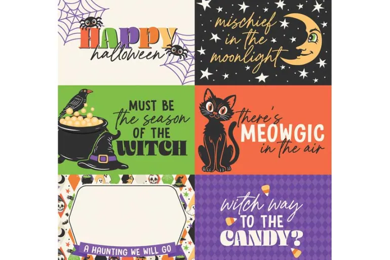 Halloween Parade Embossed Ghosts Die