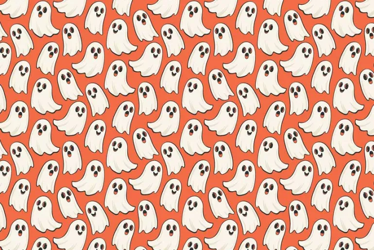 Halloween Parade Embossed Ghosts Die